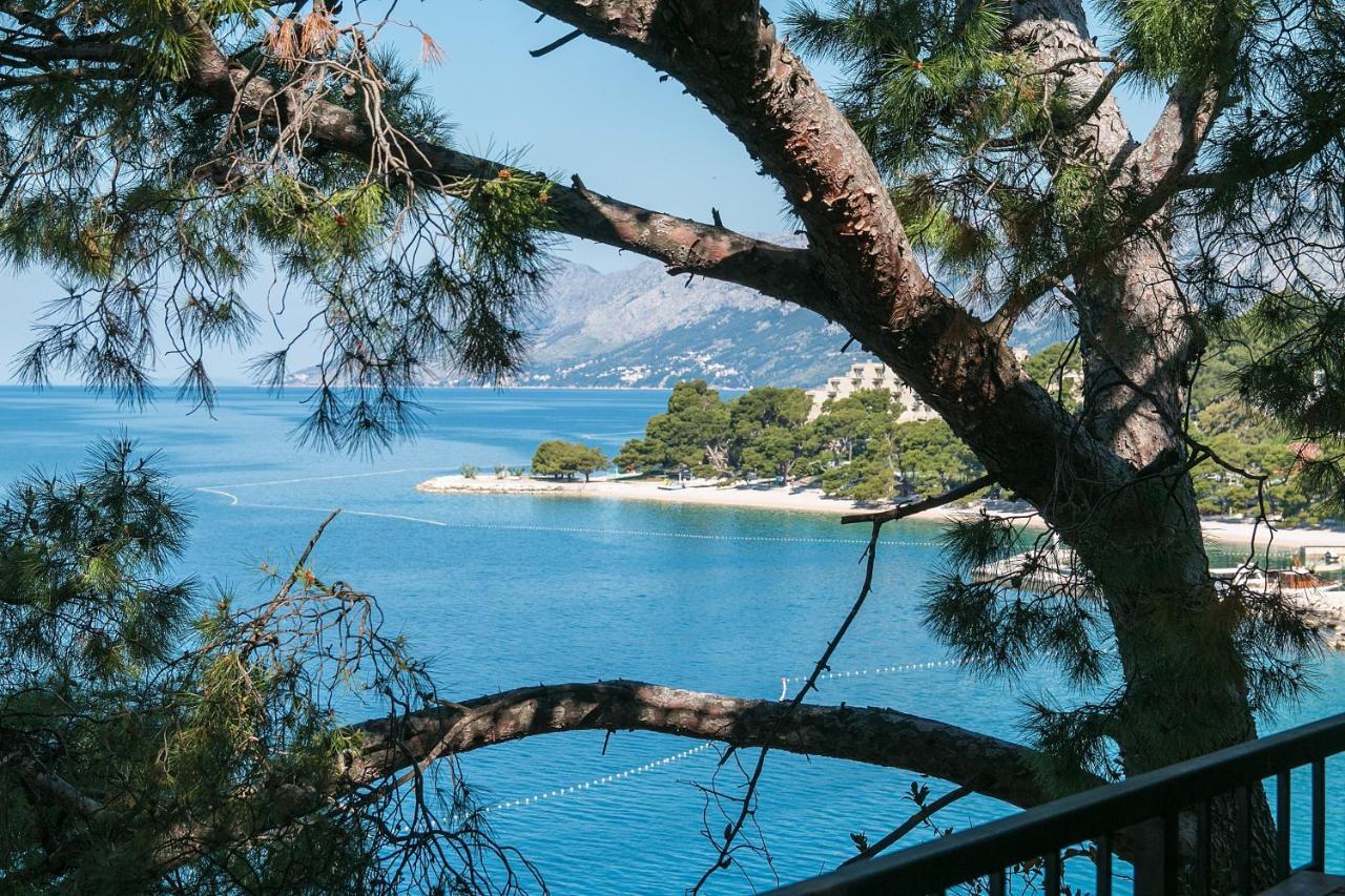 Apartments By The Sea Brela, Makarska - 16950 Екстериор снимка